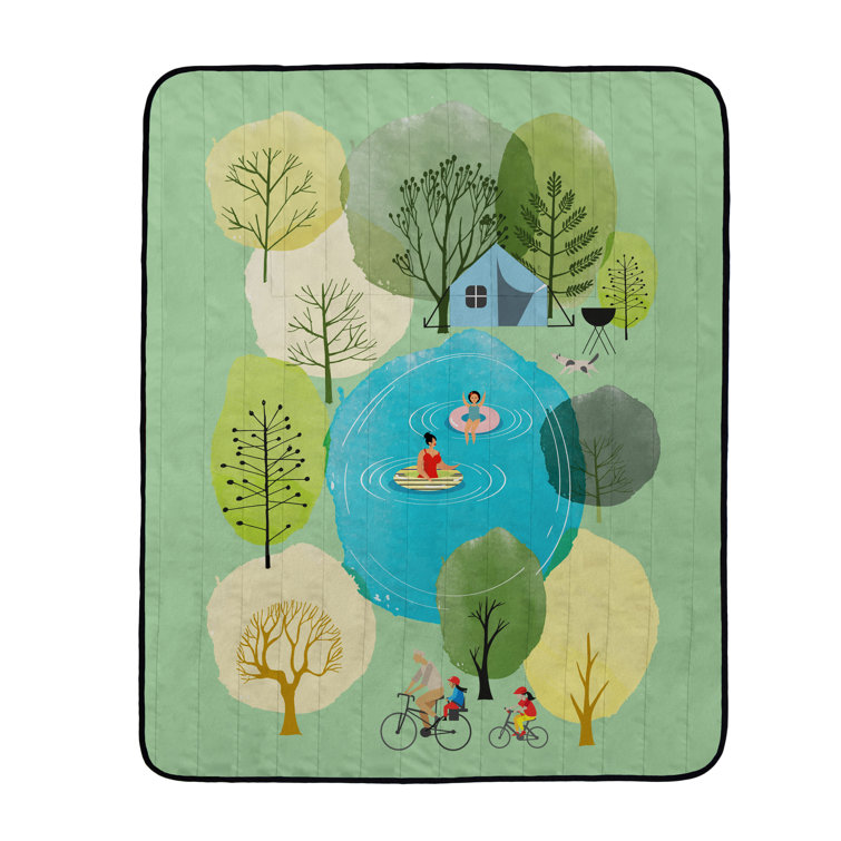 Butter Kings Picnic Blanket Summer Time Wayfair.co.uk